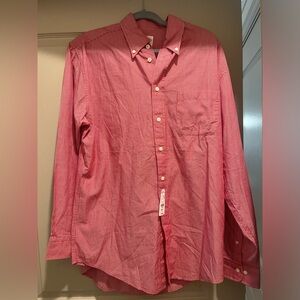 NWT Brooks Brothers Red & White Striped 346 Button Down NEW